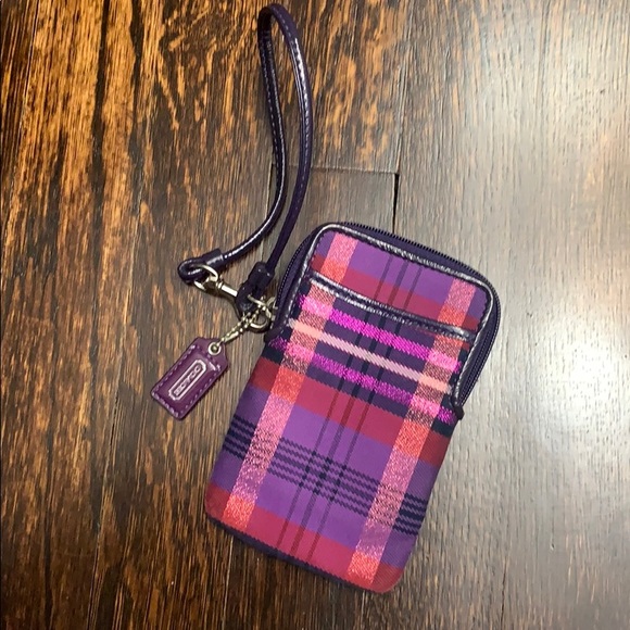 coach phone wristlet - Picture 1 of 2